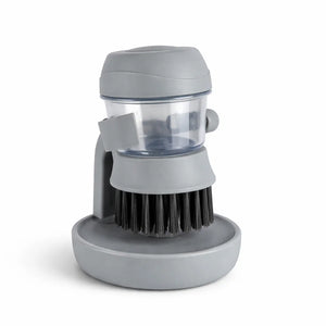 Abwasch Bürste mit Spülmittel Spender 2in1