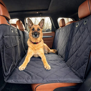 Premium Hunde-Autoschondecke für die Rückbank – wasserdicht & sicher